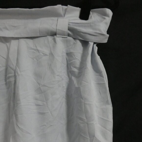 PRIMARK | size 8 | Elegant High Waisted Light Blue Pleated Pants | NWOT - Picture 12 of 16